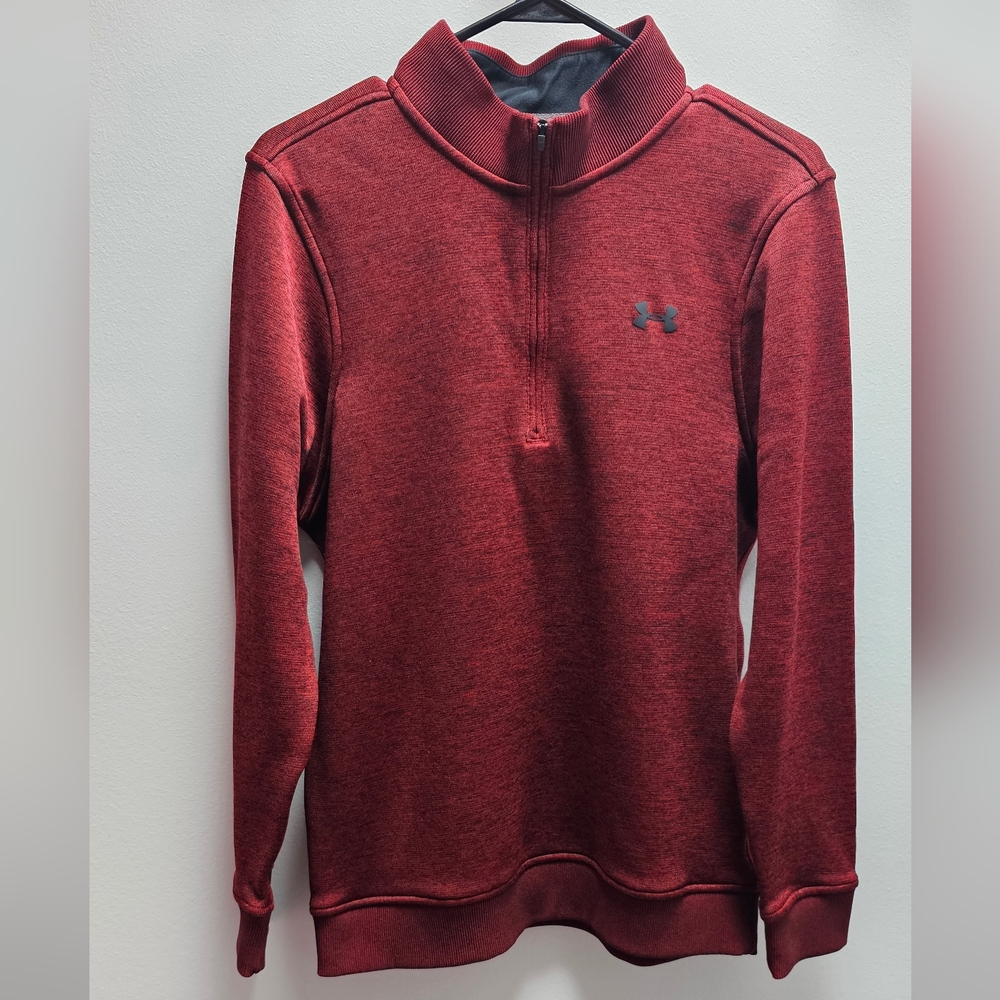 UNDER ARMOUR Men's longsleeved Zip Neck Sweatshirt Size S